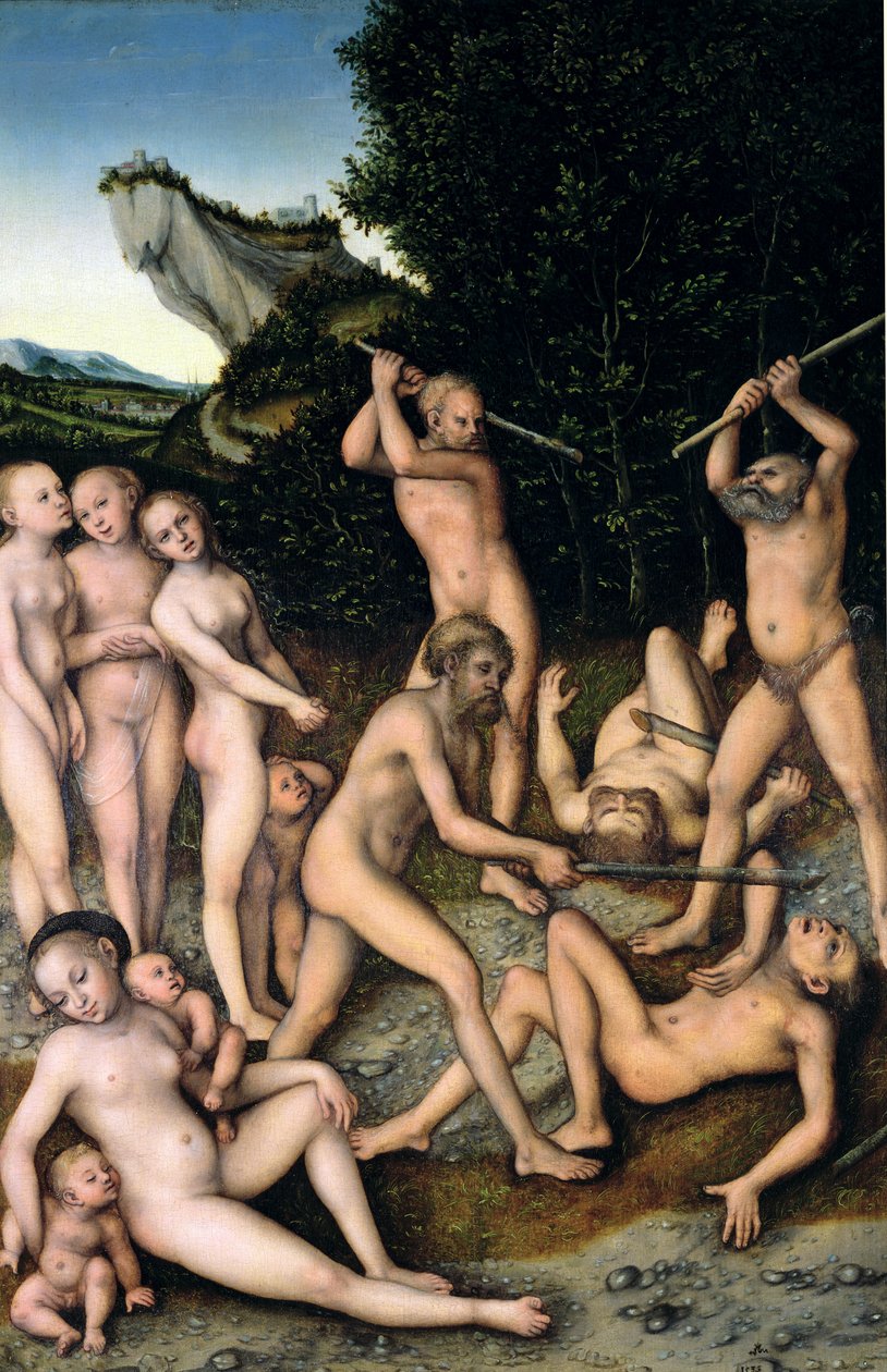 Gümüş Çağı veya Kıskançlığın Etkileri, 1535 by Lucas Cranach the Elder
