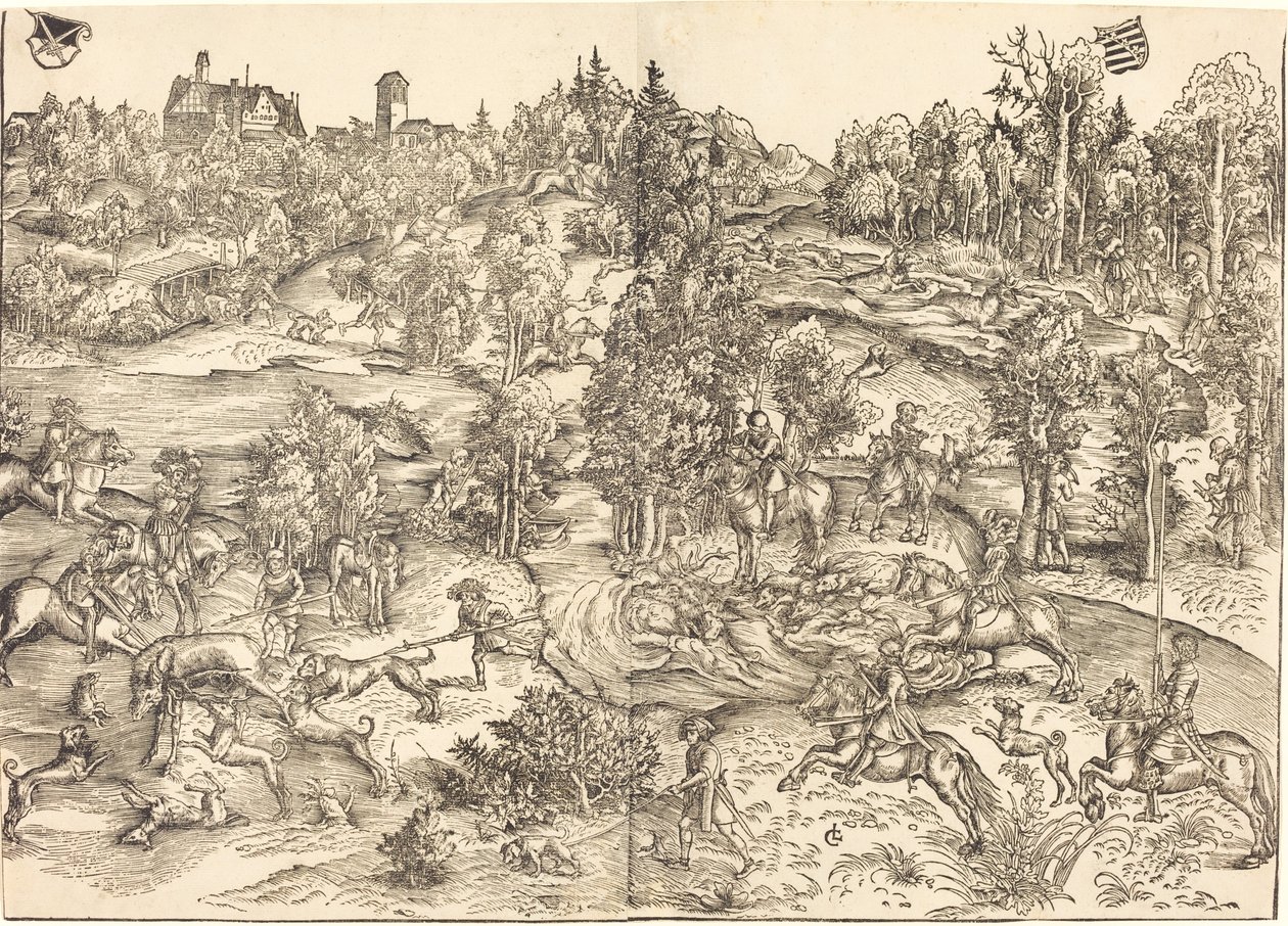 geyik avı by Lucas Cranach the Elder