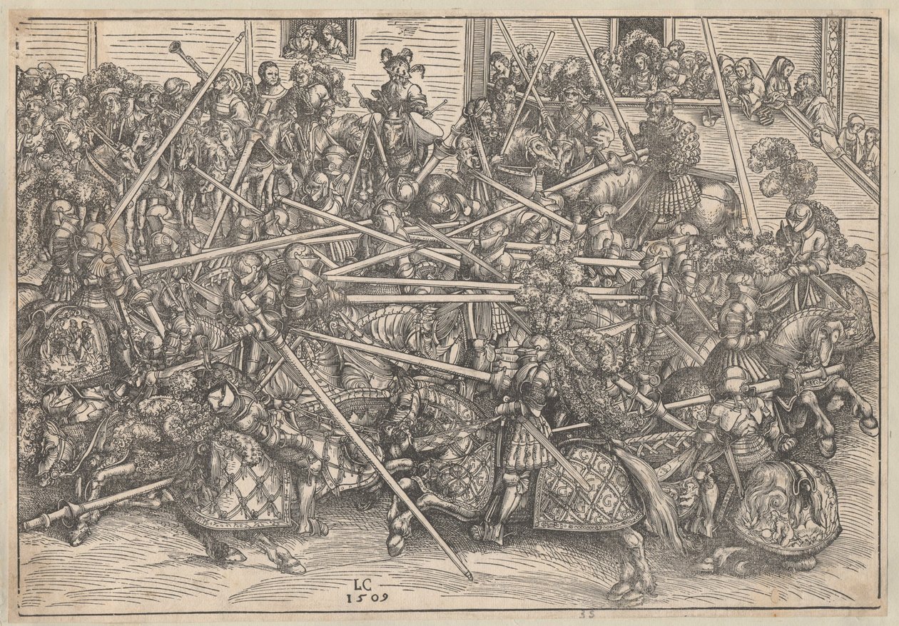 Turnuva, 1509 by Lucas Cranach the Elder