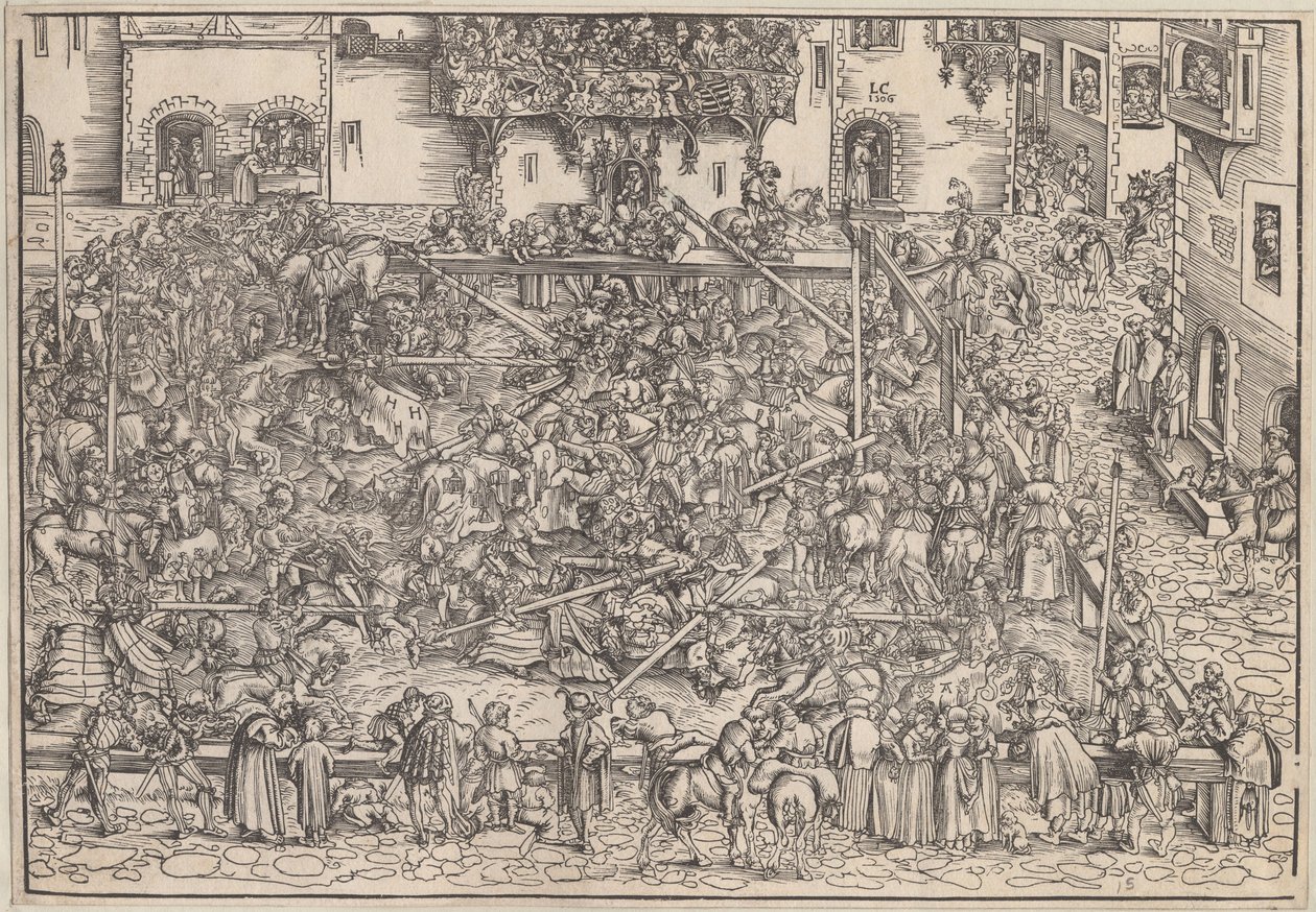 Turnuva, 1509 by Lucas Cranach the Elder