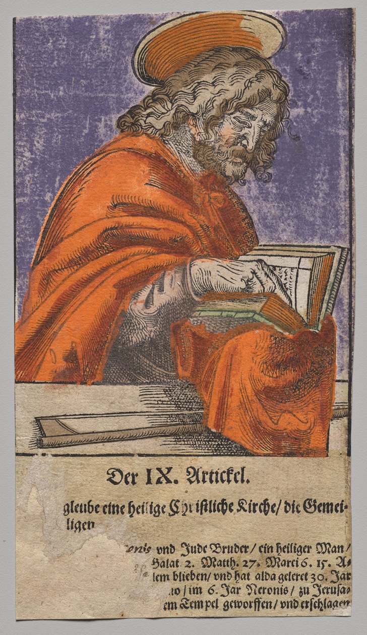 İsa, Havariler ve Aziz Paul'den Daha Az Yakup by Lucas Cranach the Elder, After