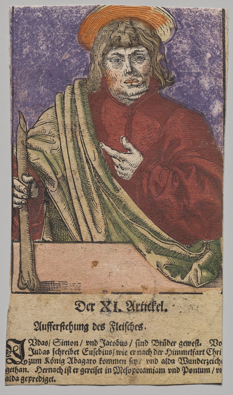 İsa, Havariler ve Aziz Pavlus'tan Yahuda by Lucas Cranach the Elder, After