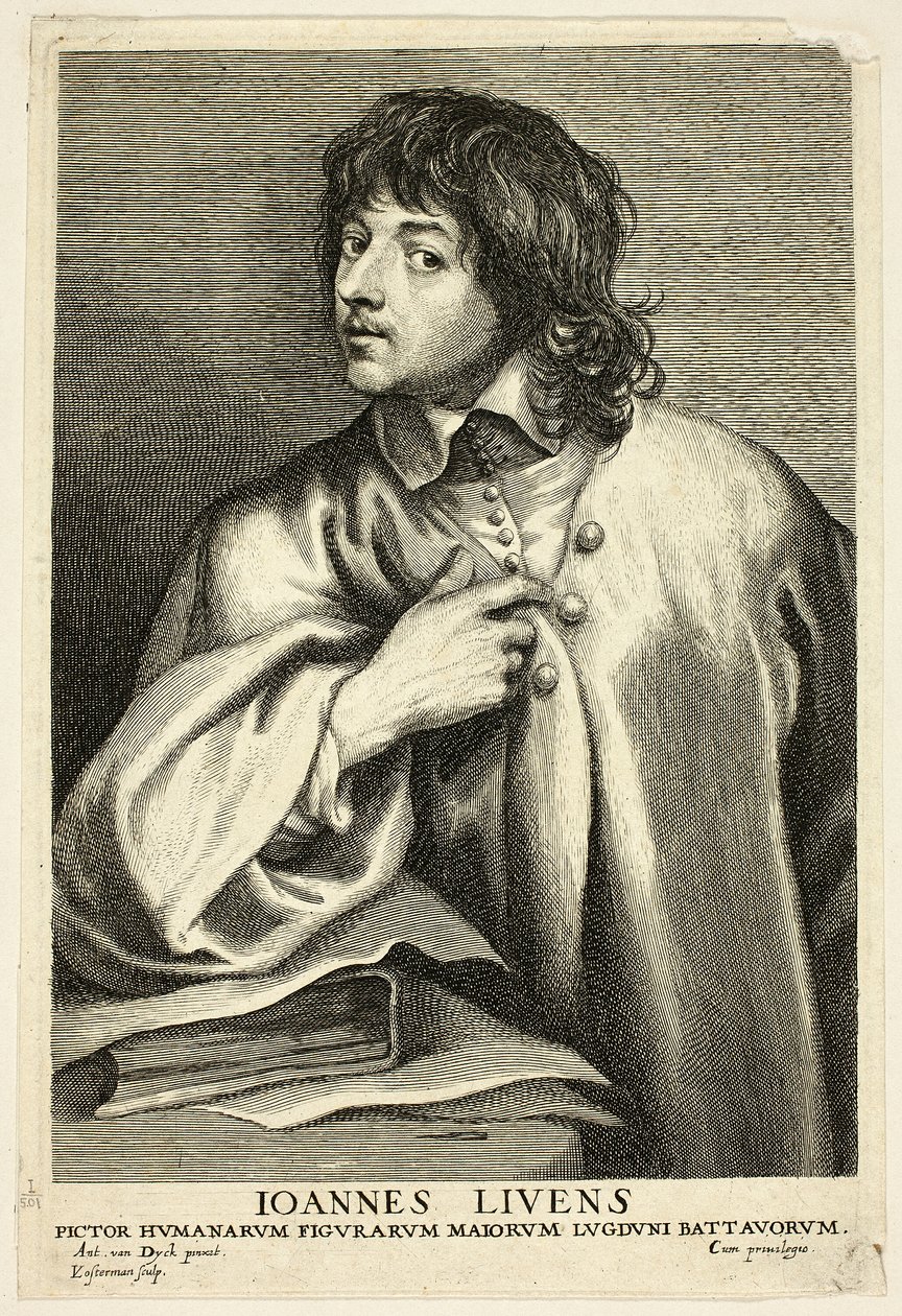 Jan Lievens by Lucas Emil Vorsterman