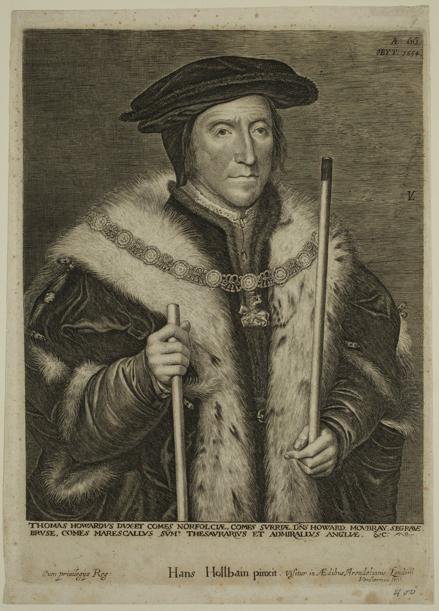 Thomas Howard, Norfolk Dükü by Lucas Emil Vorsterman