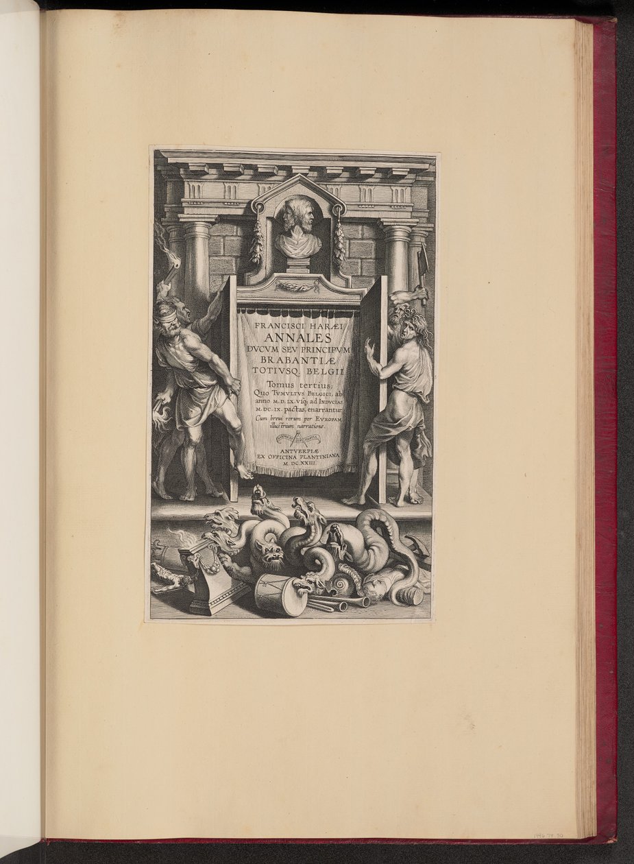 Francis van Haer için Başlık Sayfası by Lucas Emil Vorsterman after Sir Peter Paul Rubens