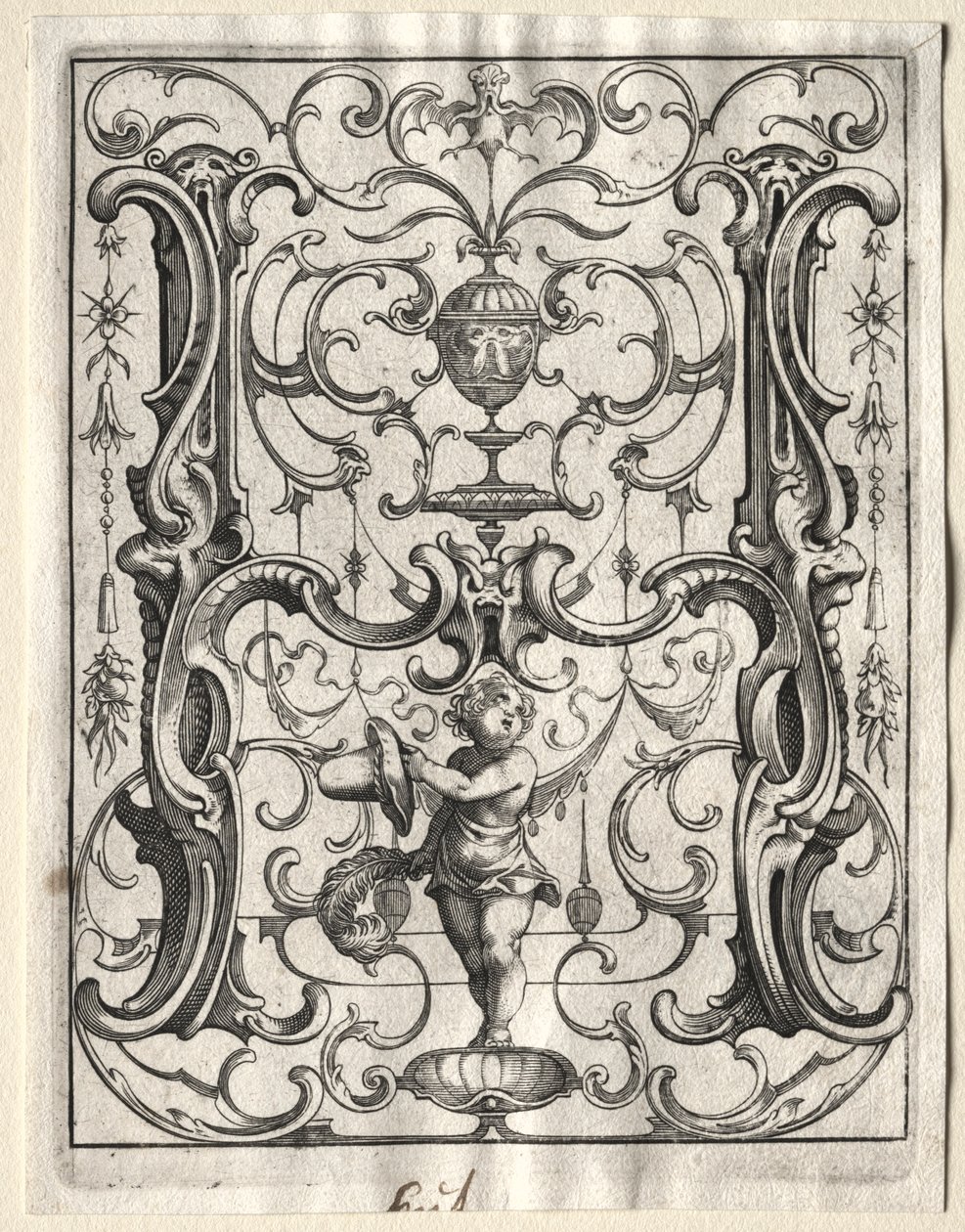 Yeni ABC Kitapçığı: H, 1627. by Lucas Kilian