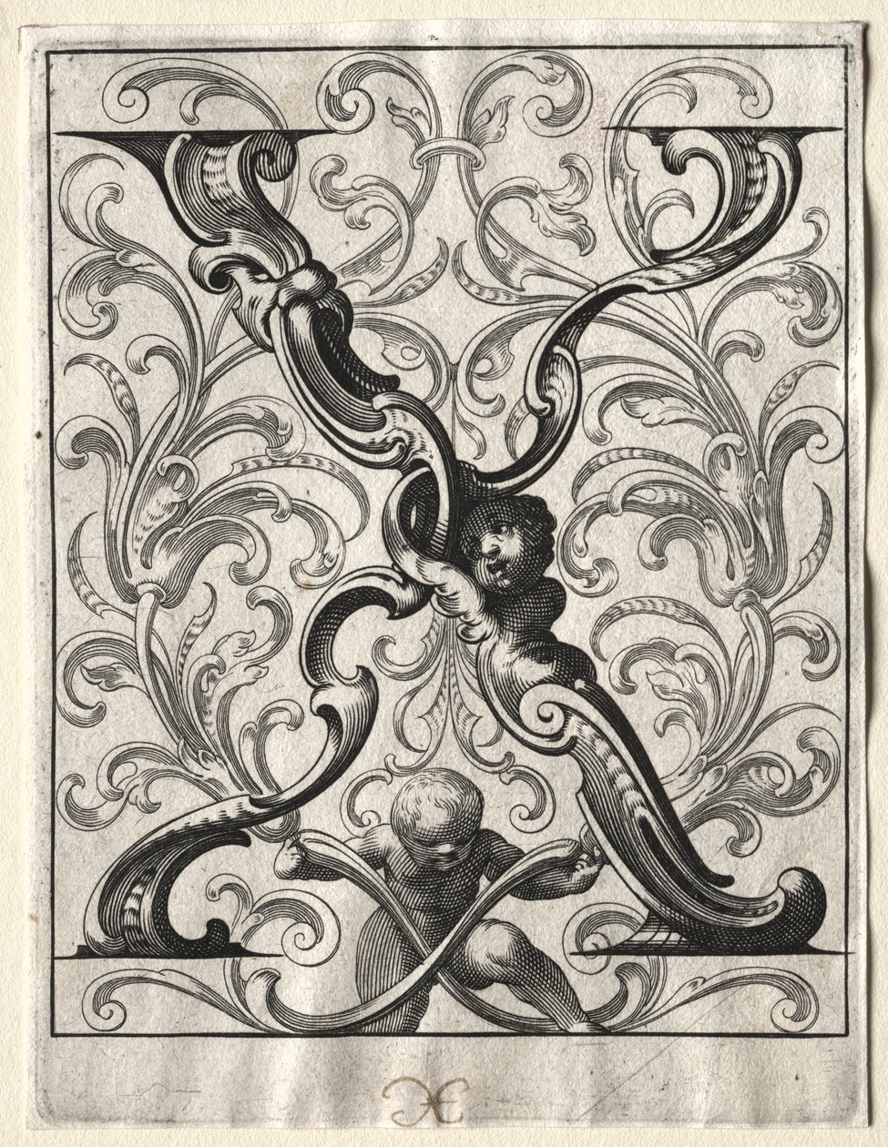 Yeni ABC Kitapçığı: X, 1627. by Lucas Kilian