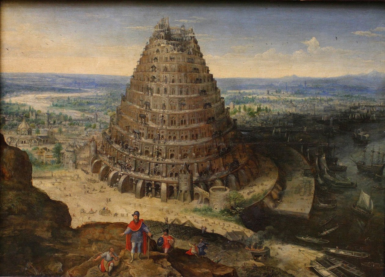Babil Kulesi, 1594 by Lucas Valckenborch van