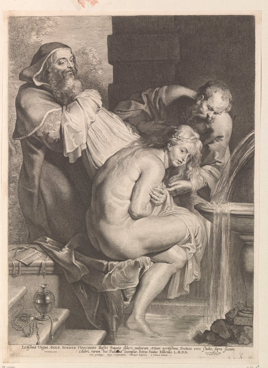Susanna ve Yaşlılar by Lucas Vorsterman (I)