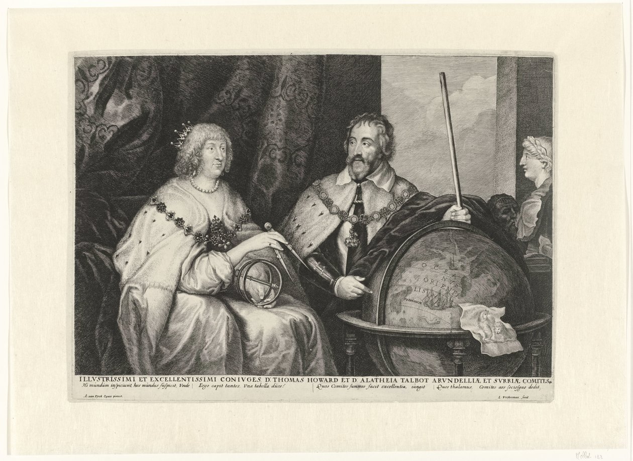 Thomas Howard, 2. Arundel Kontu ve eşi Alatheia Talbot by Lucas Vorsterman (I)