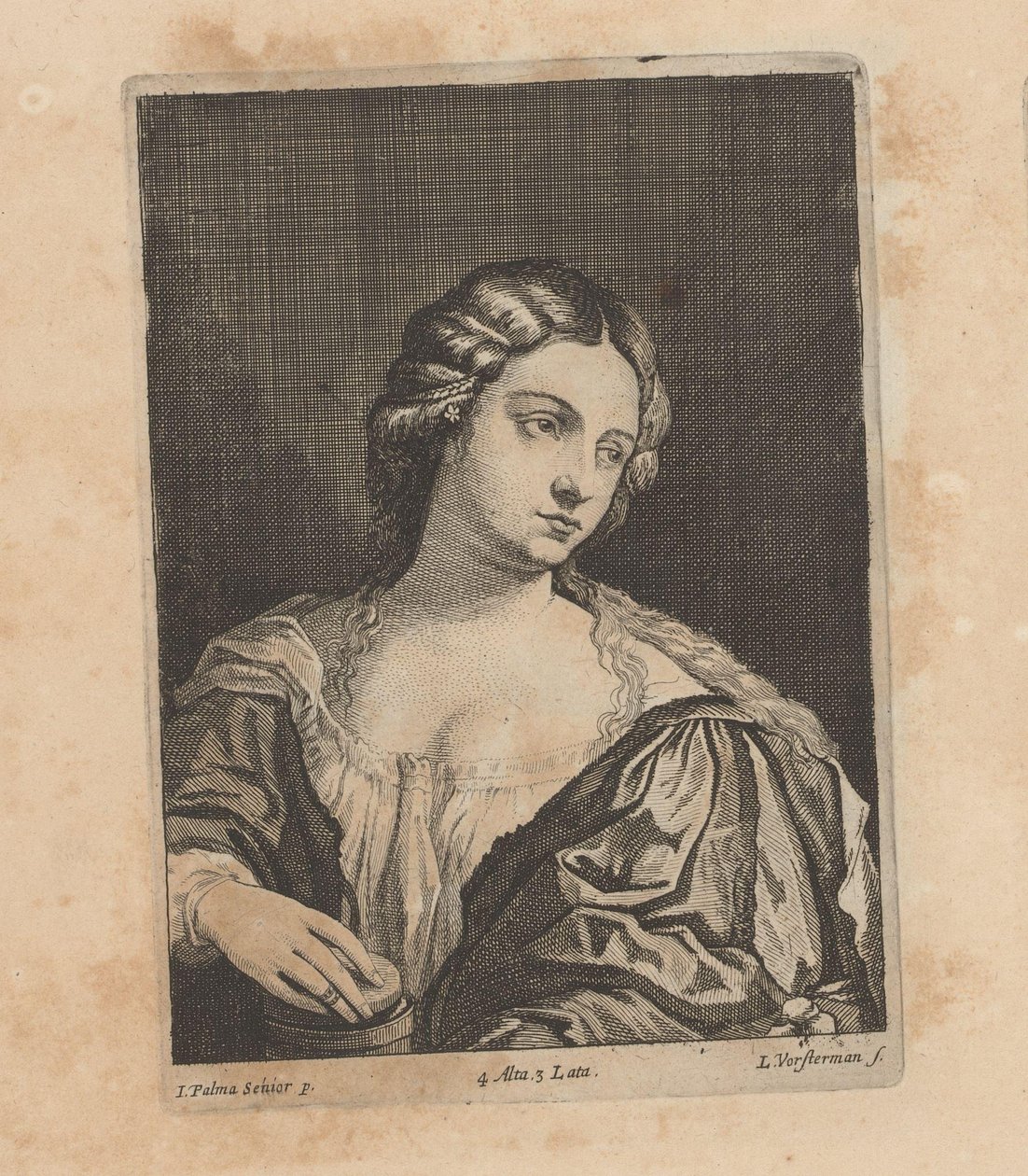 Genç bir kadının portresi (Violante) by Lucas Vorsterman (II)