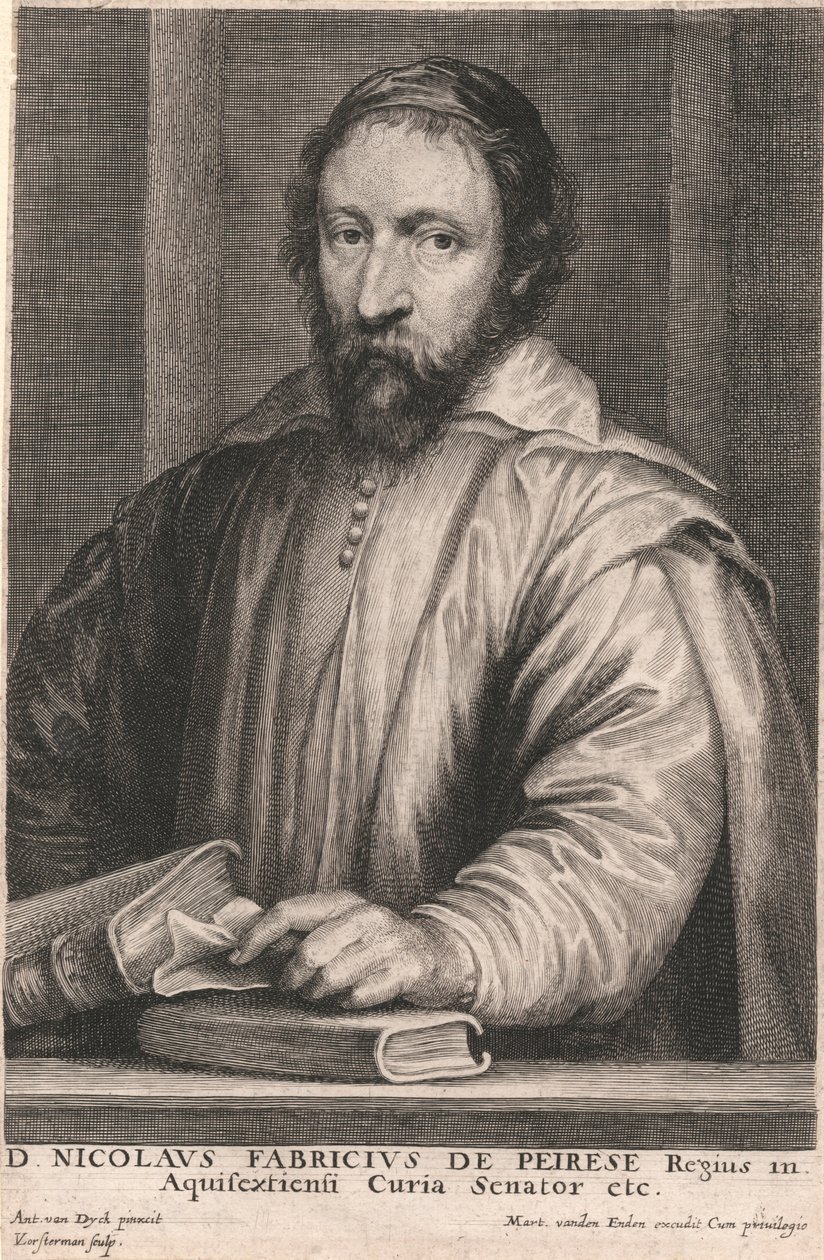 D. Nicolaus Fabricius de Peirese by Lucas Vorsterman