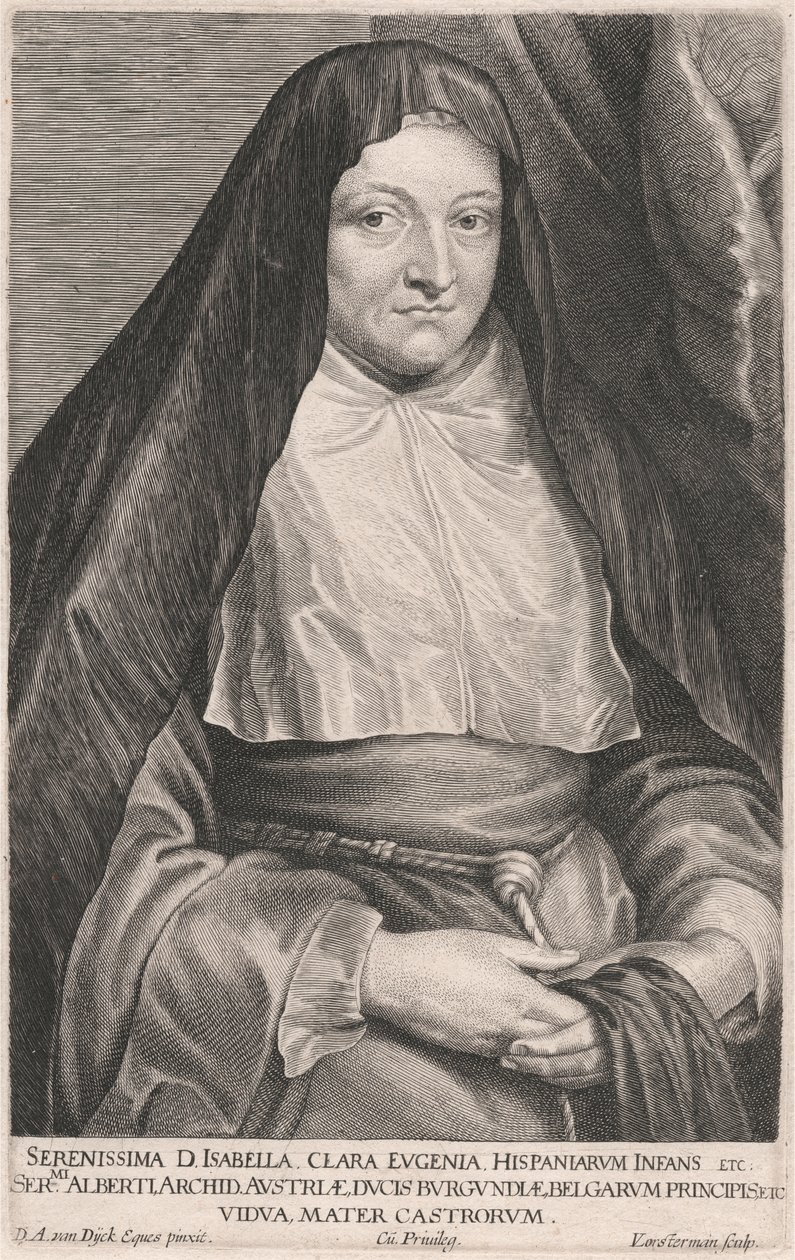 Huzurlu Leydi Isabella Clara Eugenia, İspanya'nın Çocuğu, vb. by Lucas Vorsterman