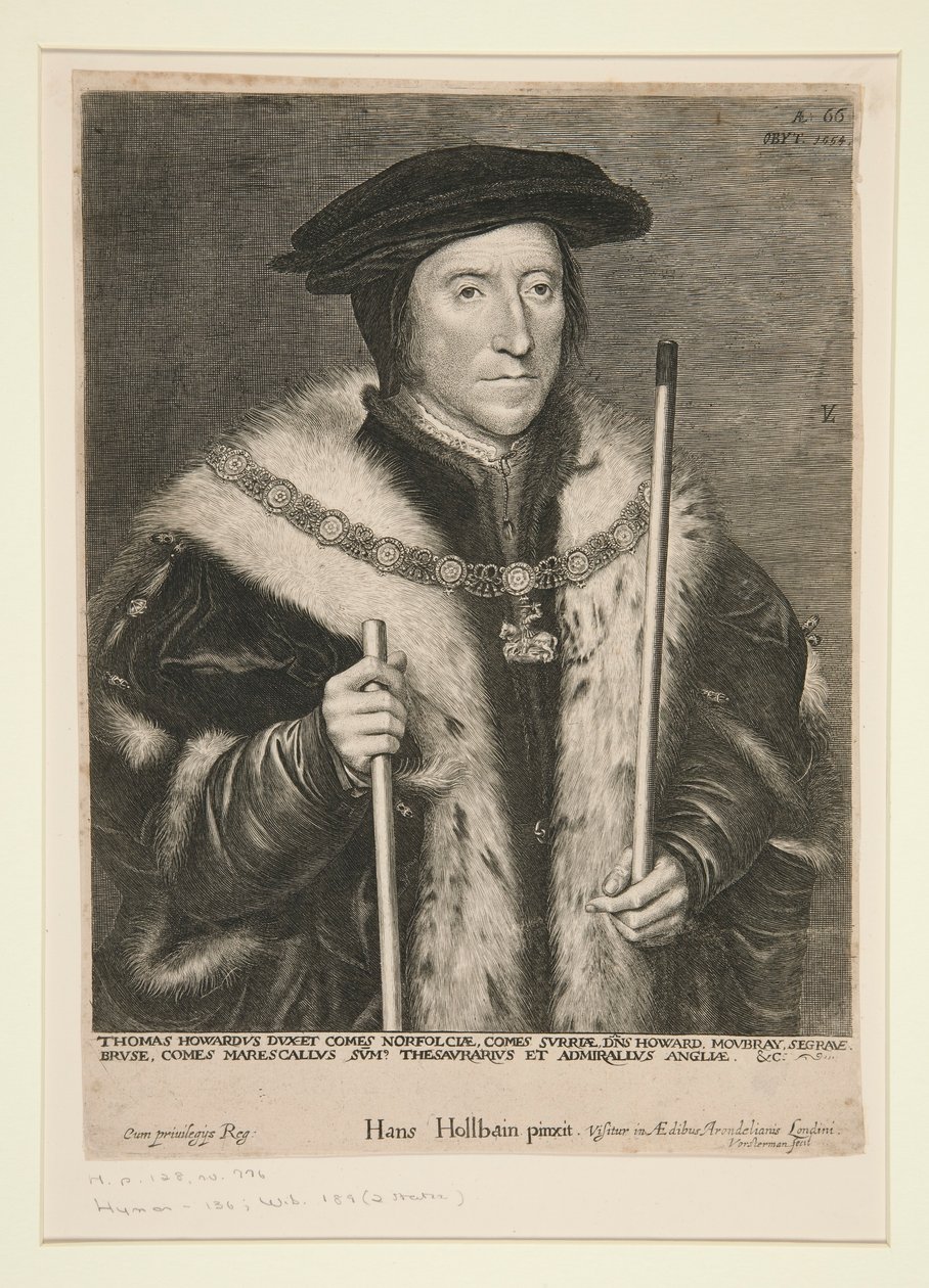 Thomas Howard, Arundel Kontu by Lucas Vorsterman the Elder