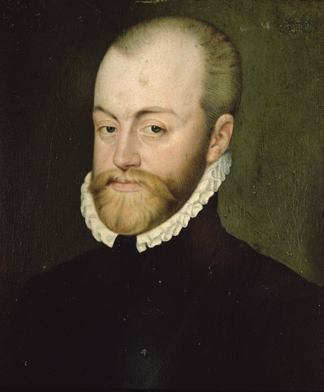 II. Philip'in (1527-1598) portresi, İspanya Kralı (tuval üzerine yağlı boya) by Lucas de Heere