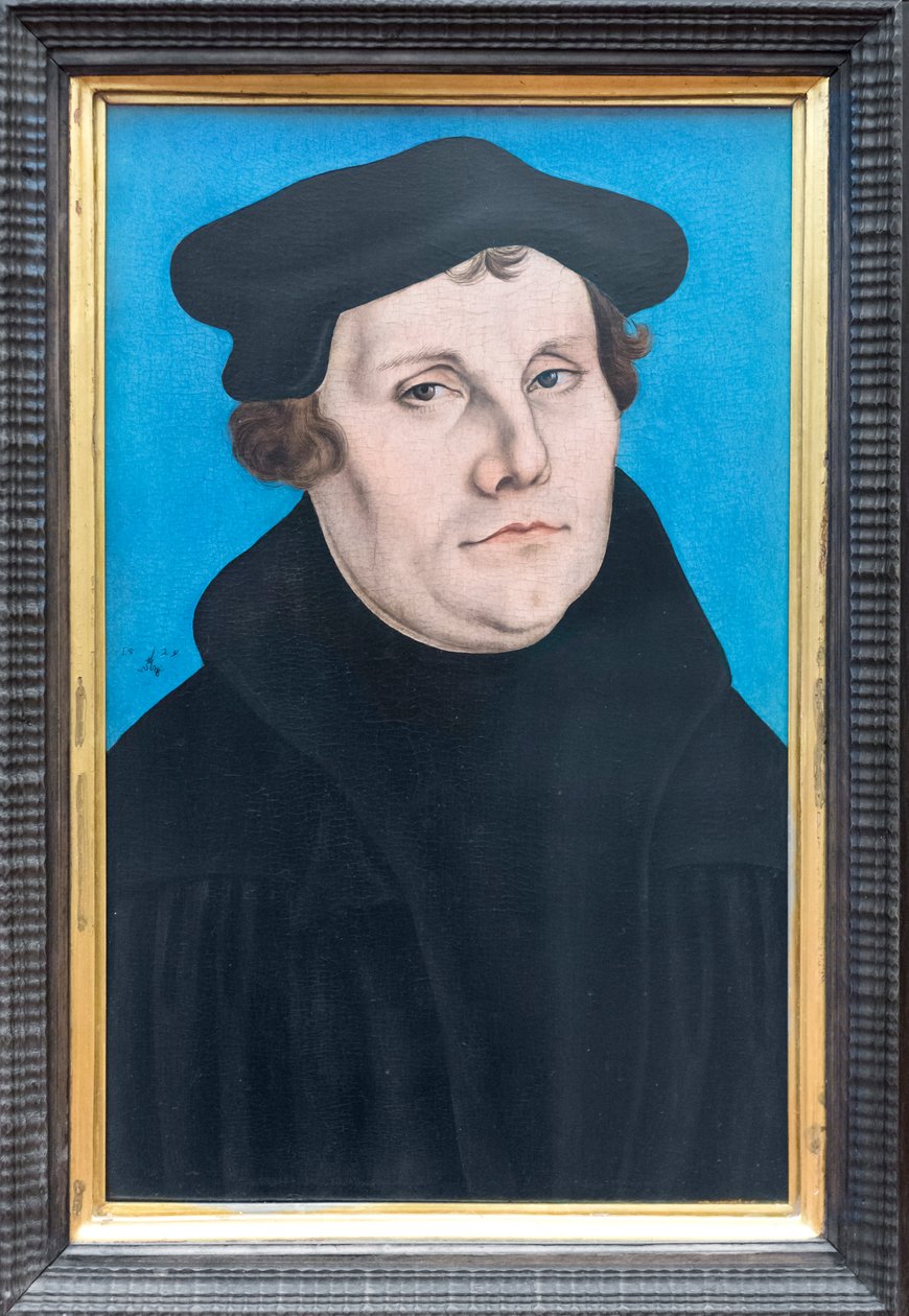 Martin Luther'in Portreleri by Lucas the Elder (workshop of) Cranach