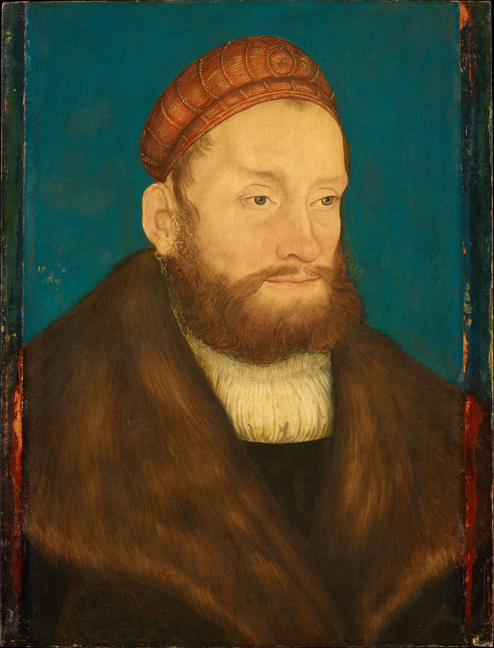 Casimir de Brandebourg Culmbach (1481-1527) - Brandenburg-Bayreuth Uçbeyi Casimir, Cranach, Lucas, the Elder (1472-1553). Ahşap üzeri yağlı boya, 1524 sonrası. Ebat : 37,3x28,5 cm. Sanat Tarihi Müzesi, Viyana by Lucas the Elder Cranach
