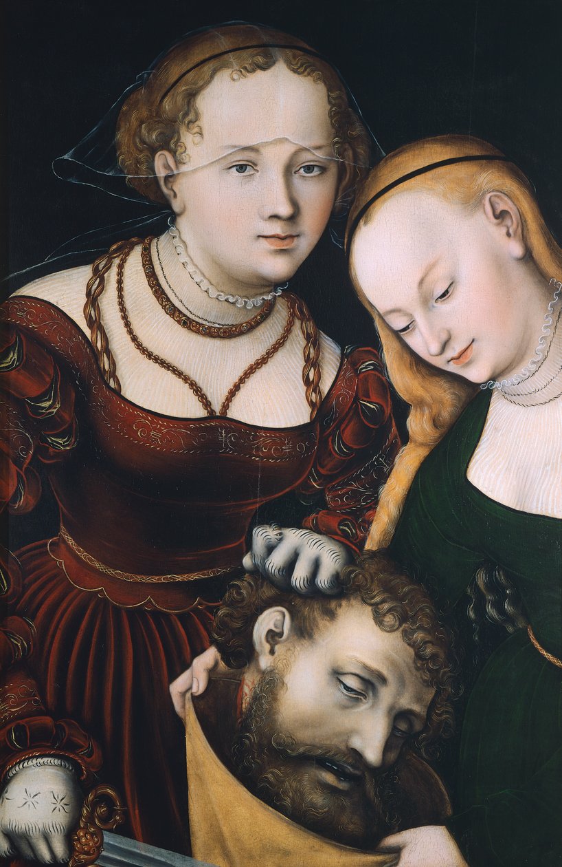 Judith ve Holofernes Başkanı Lucas Cranach Elder (1472-1553) by Lucas the Elder Cranach