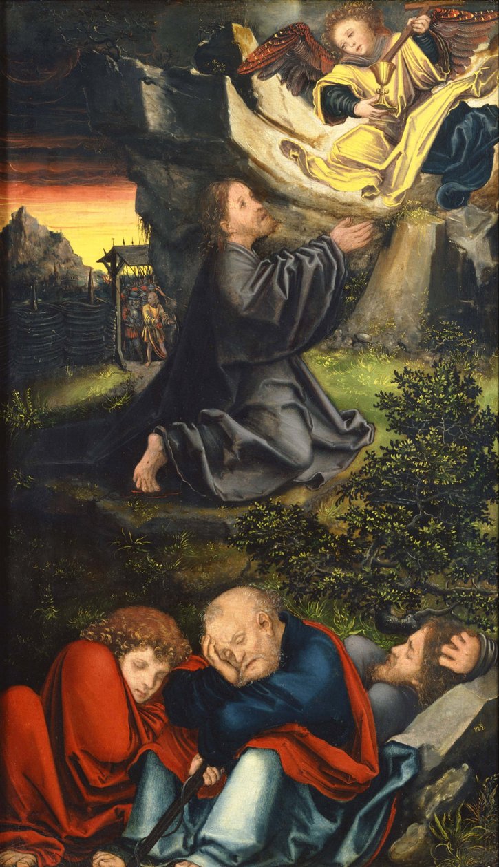 "Zeytin Bahçesinde Dua"" Yaşlı Lucas Cranach