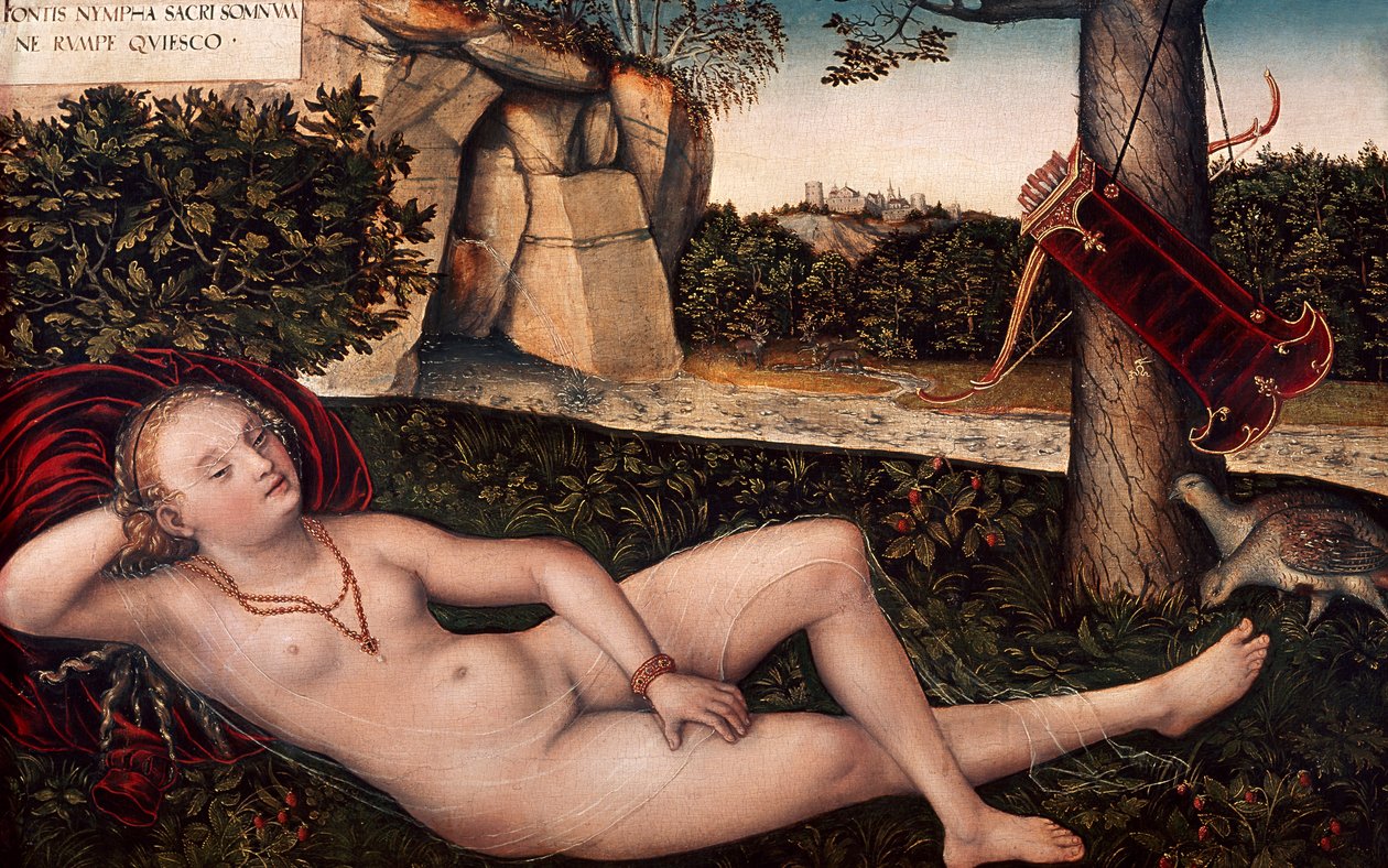 Yatan Diana, Lucas Cranach Elder (1472-1553) by Lucas the Elder Cranach
