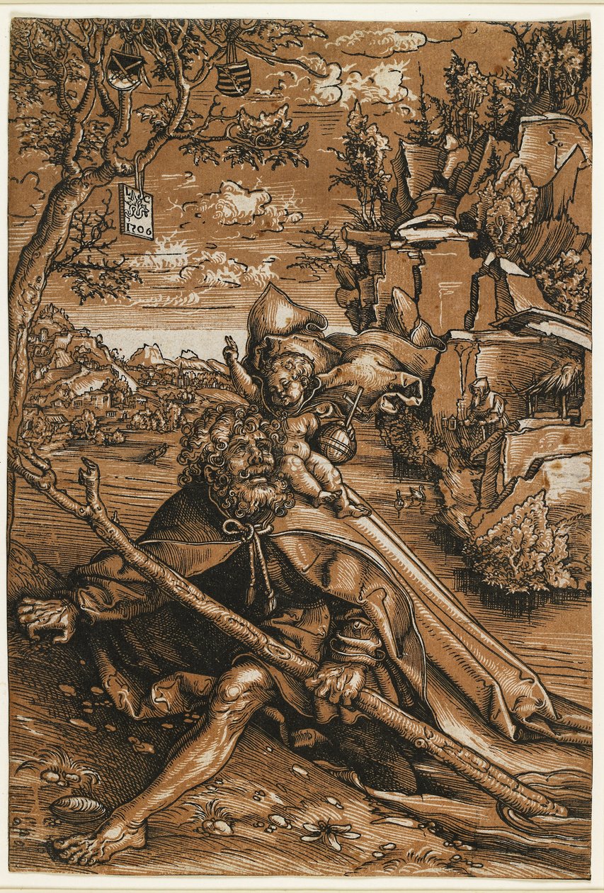 Aziz Christopher, c. 1509 by Lucas the Elder Cranach