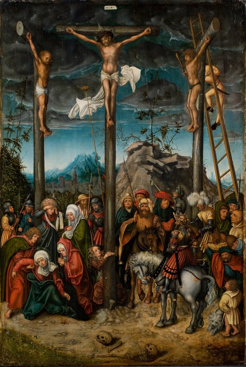 Çarmıha Gerilme, c. 1506-20 (panelde yağ) by Lucas the Elder Cranach