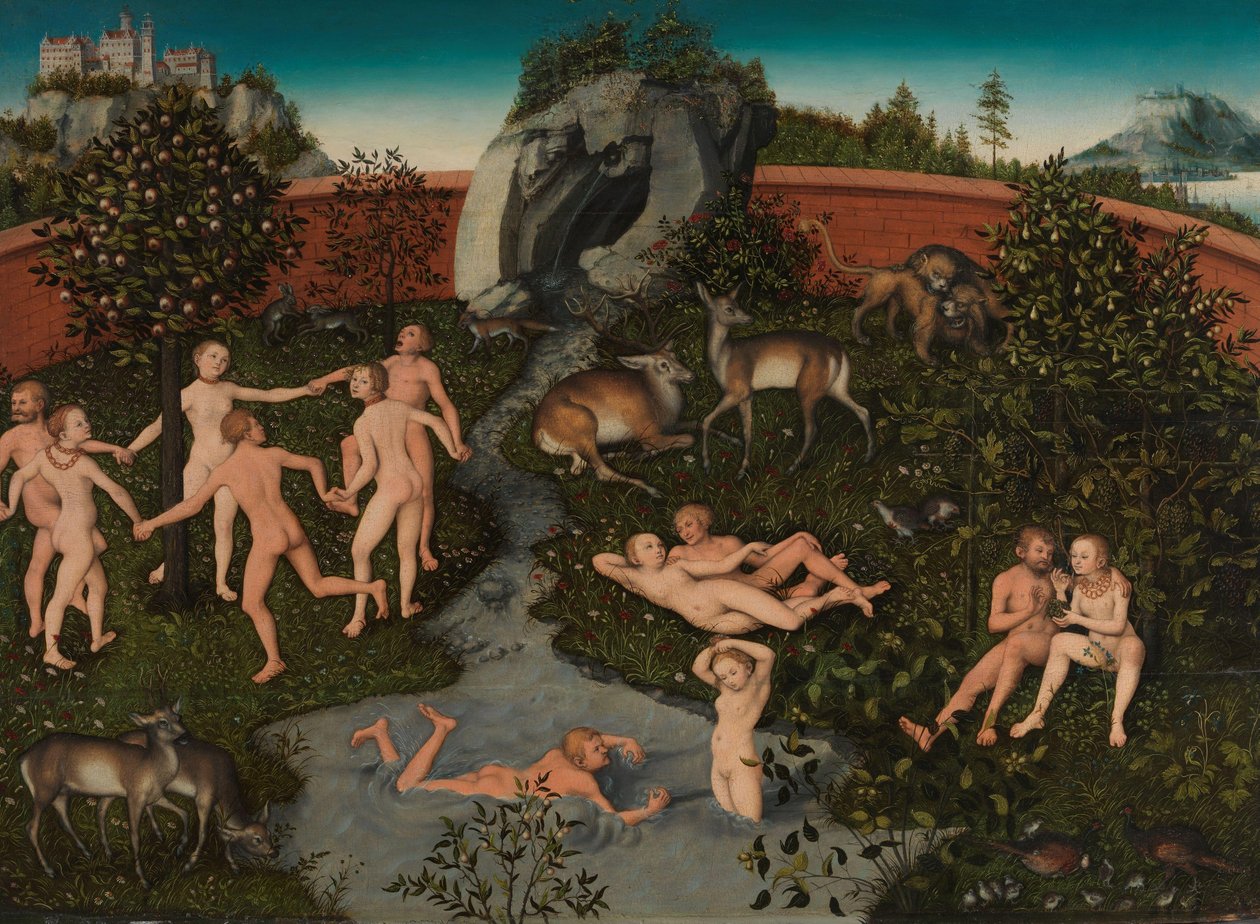 Altın Çağ, 1534 dolayları (ahşap üzerine yağlı boya) by Lucas the Elder Cranach