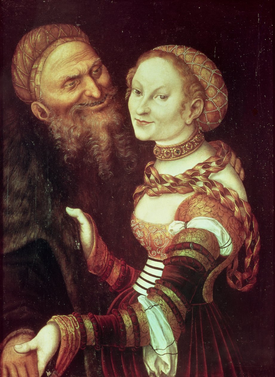 Aşk Hastası Yaşlı Adam by Lucas the Elder Cranach