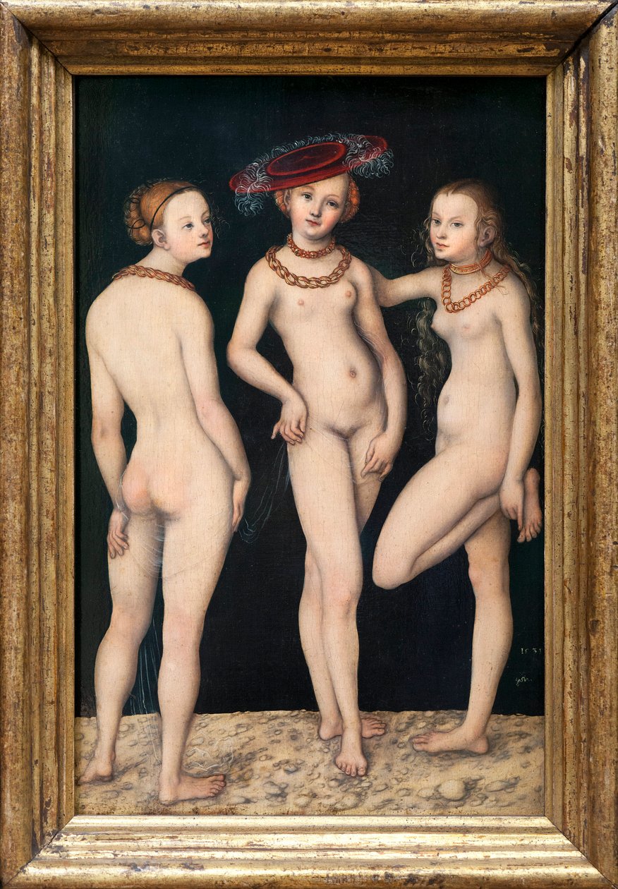 Üç Güzeller by Lucas the Elder Cranach