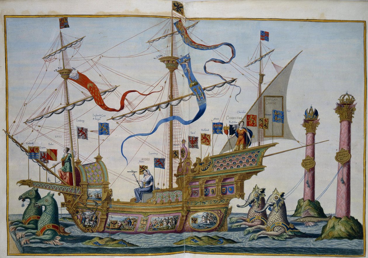 İmparator Charles V. Sheet 5 par Doetecum, Lucas, van (c. 1530-c. 1584) Ölümünün Vesilesiyle Brüksel