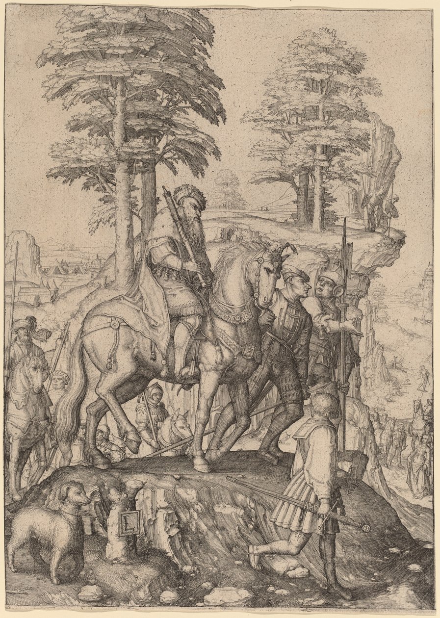 Abigail ve David by Lucas van Leyden
