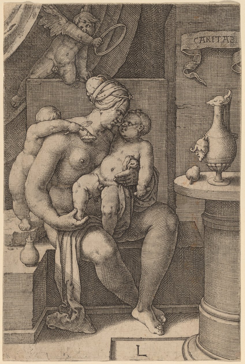 Caritas (Hayırseverlik) by Lucas van Leyden