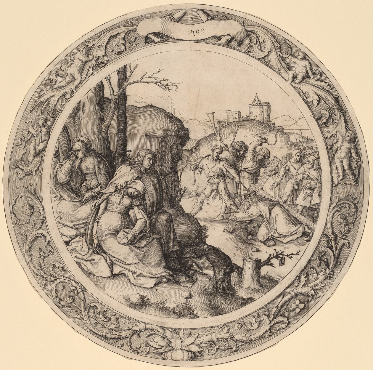 Haç Taşıyan İsa by Lucas van Leyden