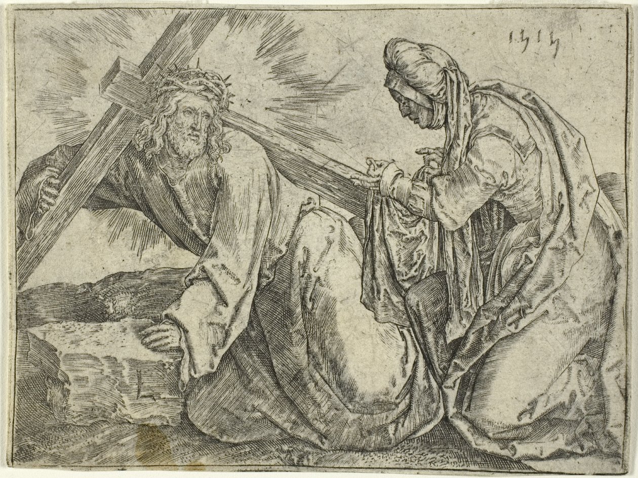 Haç Taşıyan İsa by Lucas van Leyden