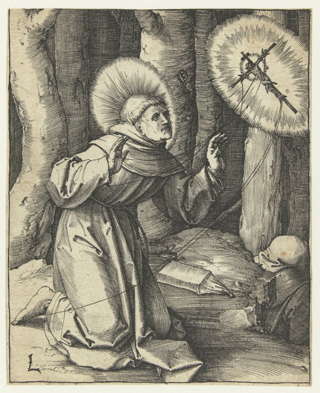 Aziz Francis'in Stigmatizasyonu by Lucas van Leyden