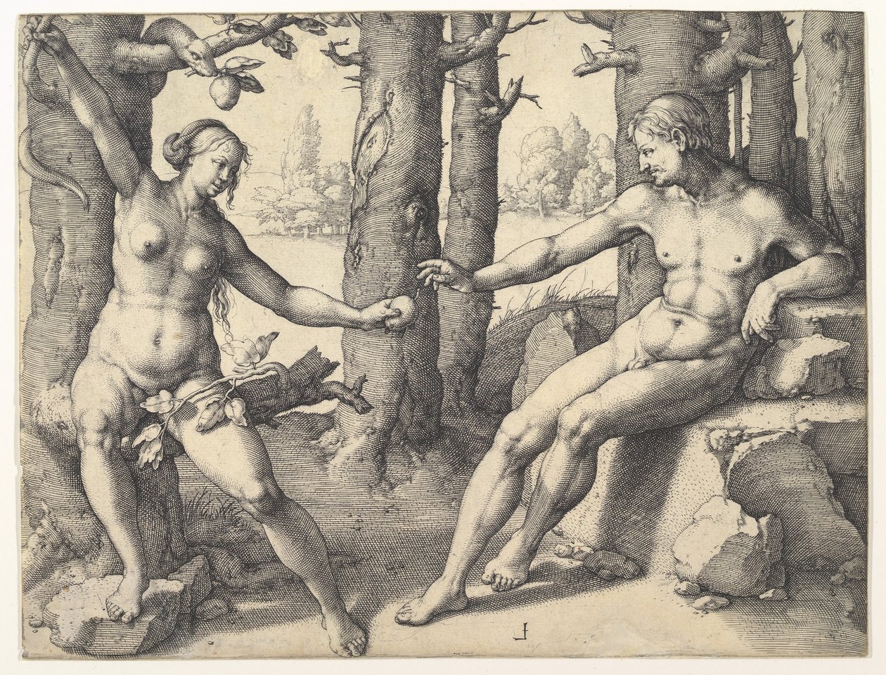 İnsanın Düşüşü, 1530. by Lucas van Leyden