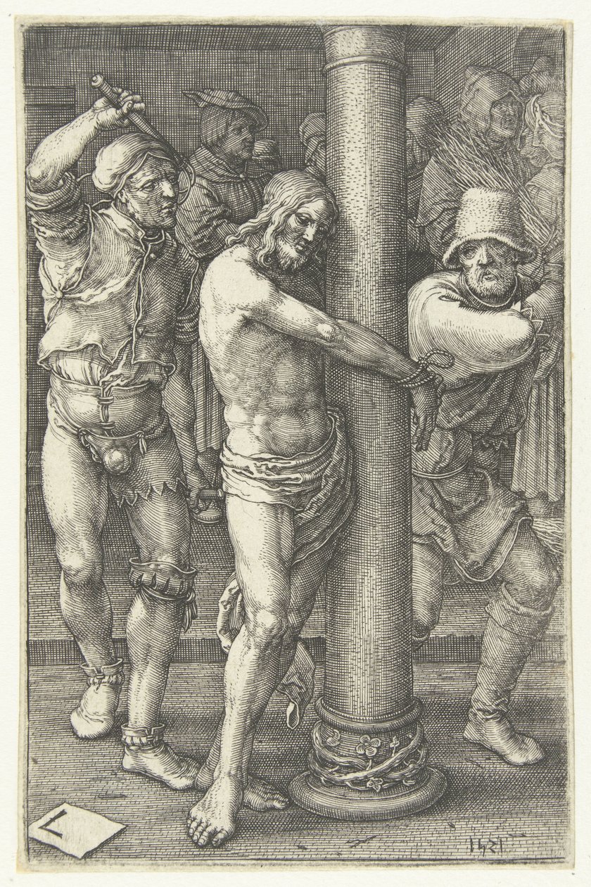 Küçük Tutku İsa'nın Kırbaçlanması (dizi başlığı) by Lucas van Leyden