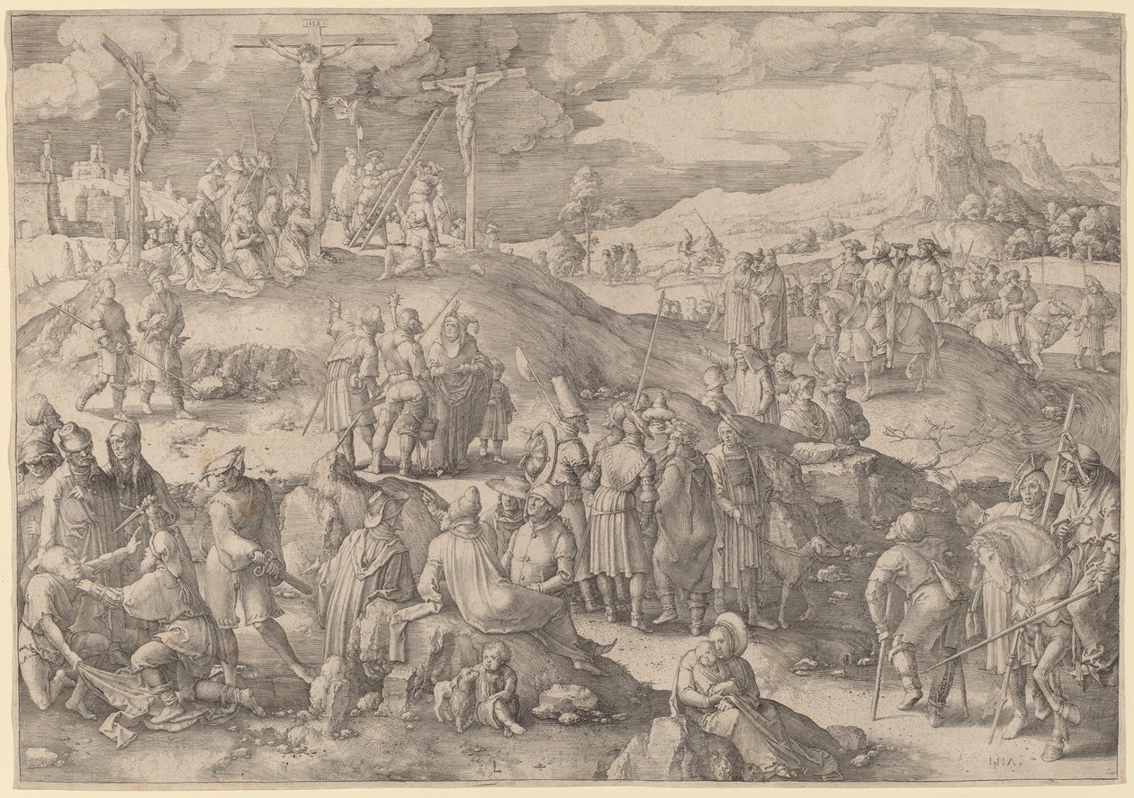 Golgota by Lucas van Leyden