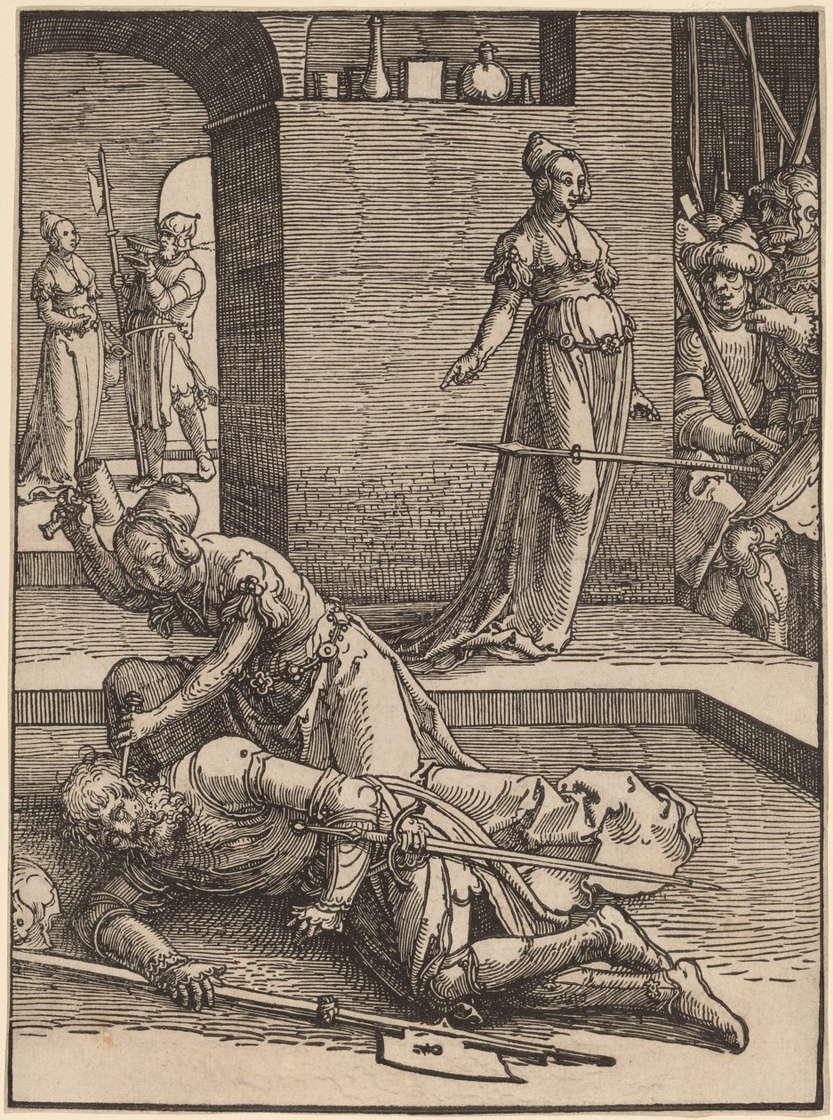 Jael Öldüren Sisera by Lucas van Leyden