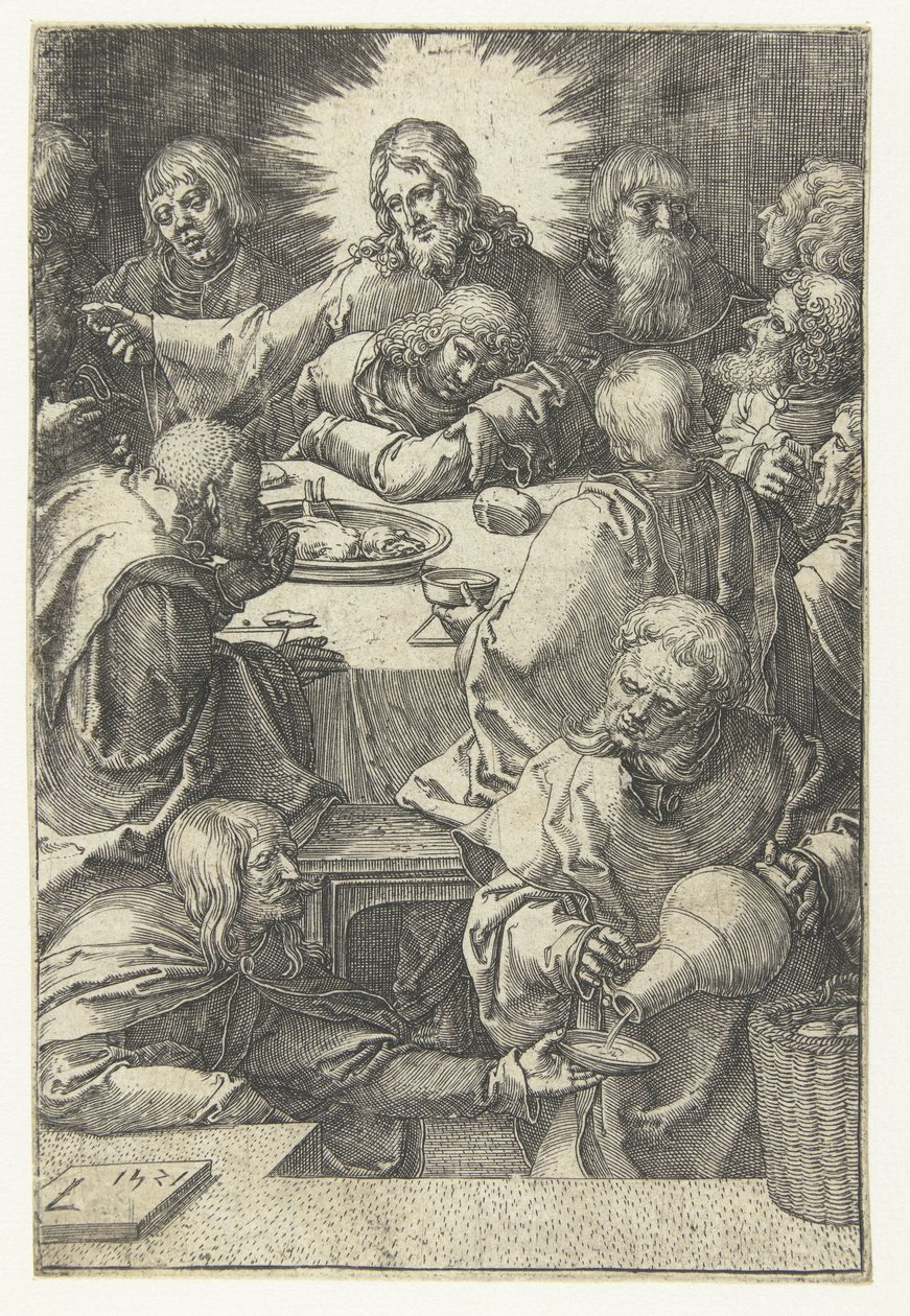 Geçen akşam yemeği Küçük Tutku (dizi adı) by Lucas van Leyden