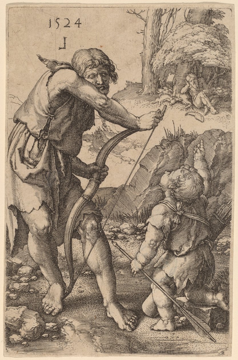 Lemek ve Kabil by Lucas van Leyden