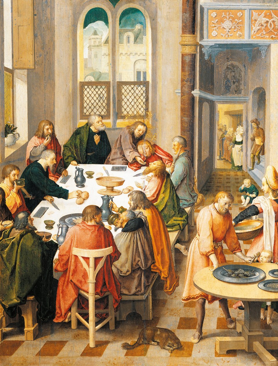 Son Akşam Yemeği, Lucas van Leyden (1494-1533 dolaylarında) by Lucas van Leyden