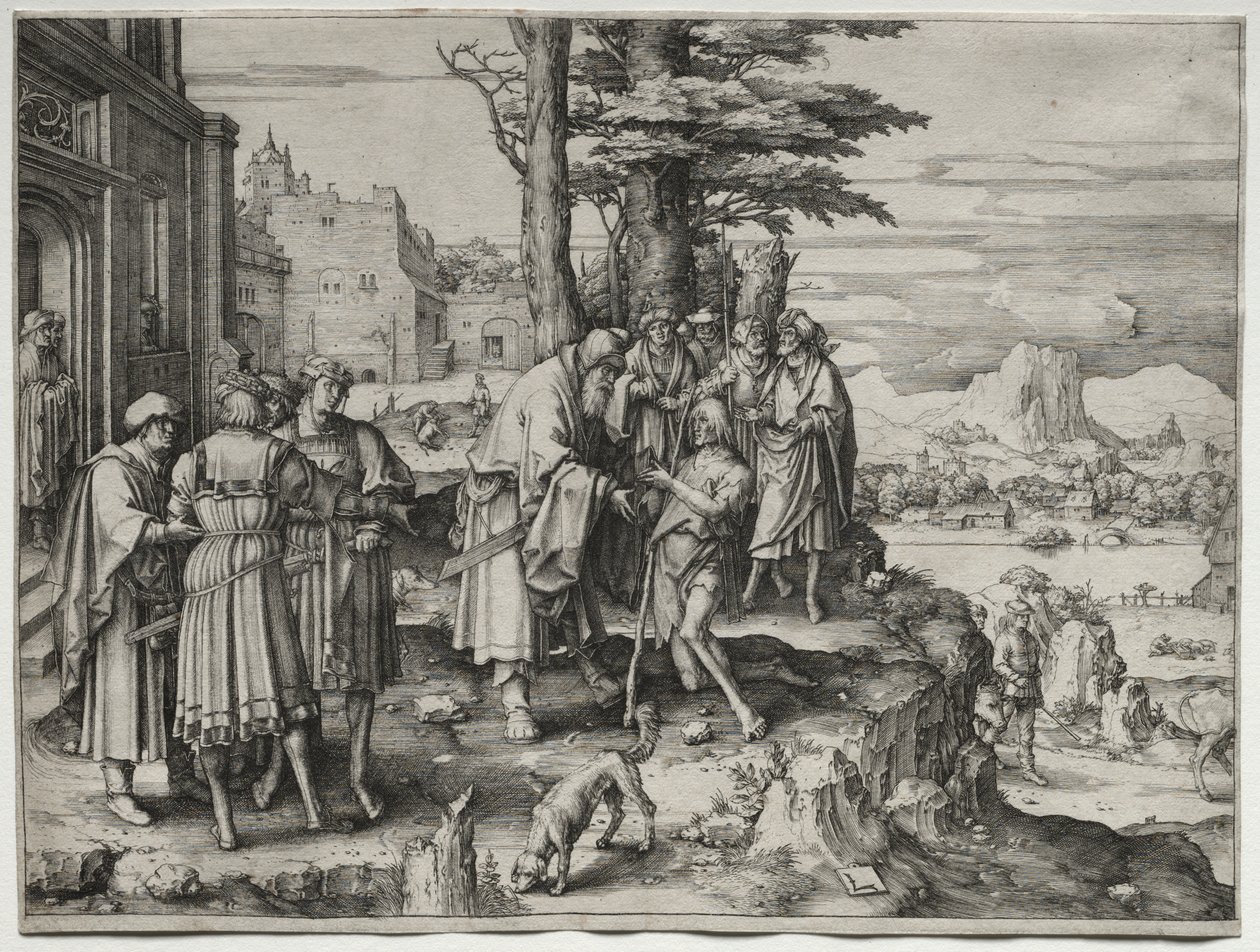 Prodigal Oğlunun Dönüşü by Lucas van Leyden