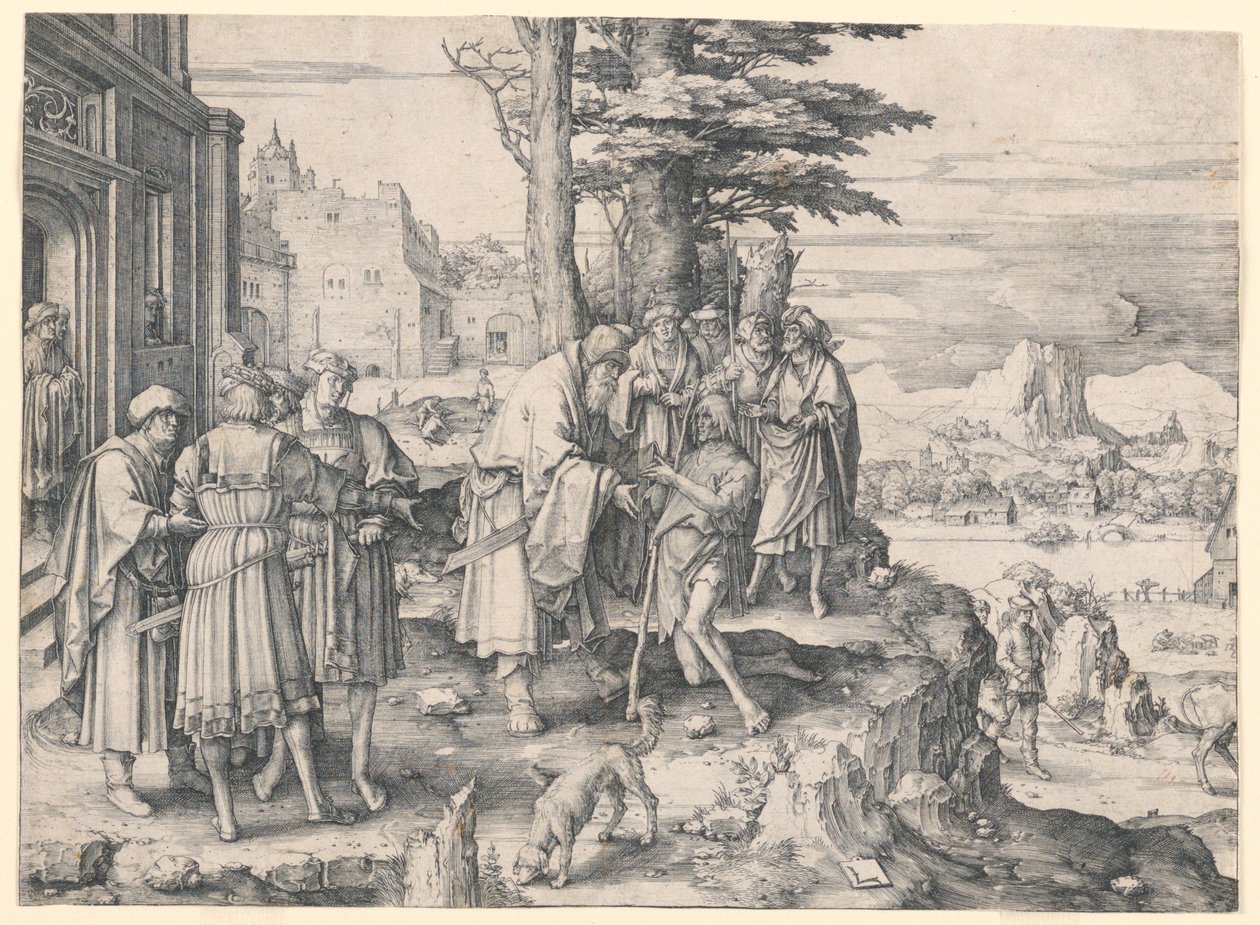 Prodigal Oğlunun Dönüşü by Lucas van Leyden
