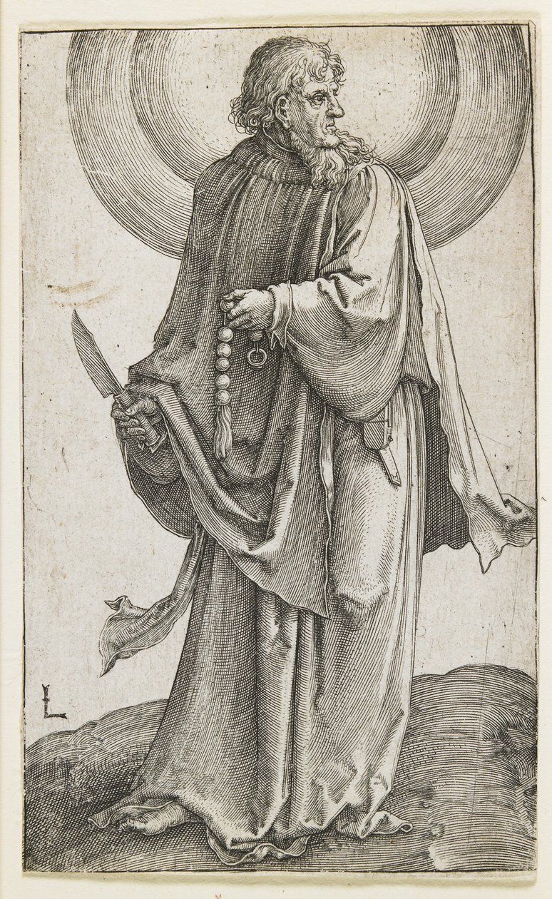 Aziz Bartholomeos, 1510 by Lucas van Leyden