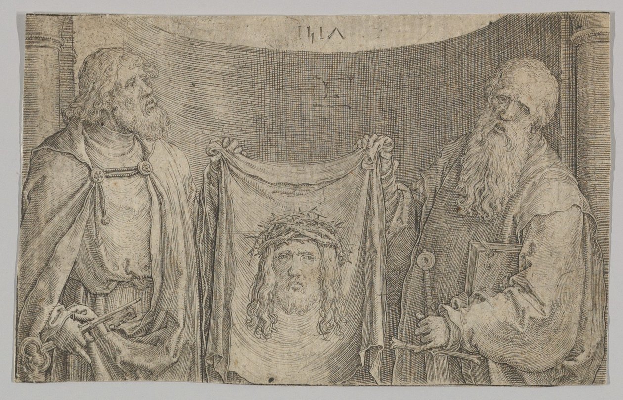 St. Peter ve Paul Vernicle ile, 1517. by Lucas van Leyden