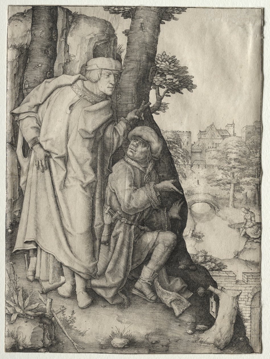 Susanna ve İki Yaşlı, c. 1508. by Lucas van Leyden