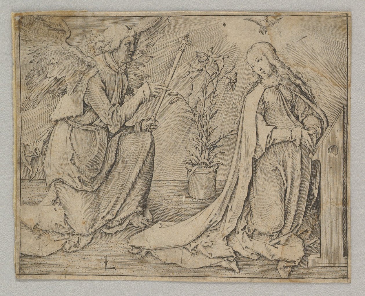 Müjde, ca. 1516. by Lucas van Leyden