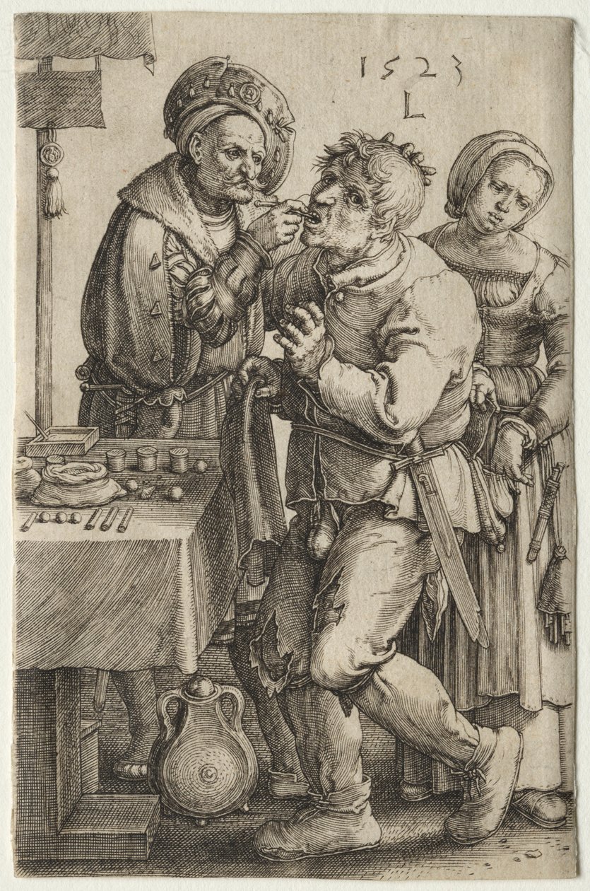 Diş Hekimi, 1523. by Lucas van Leyden