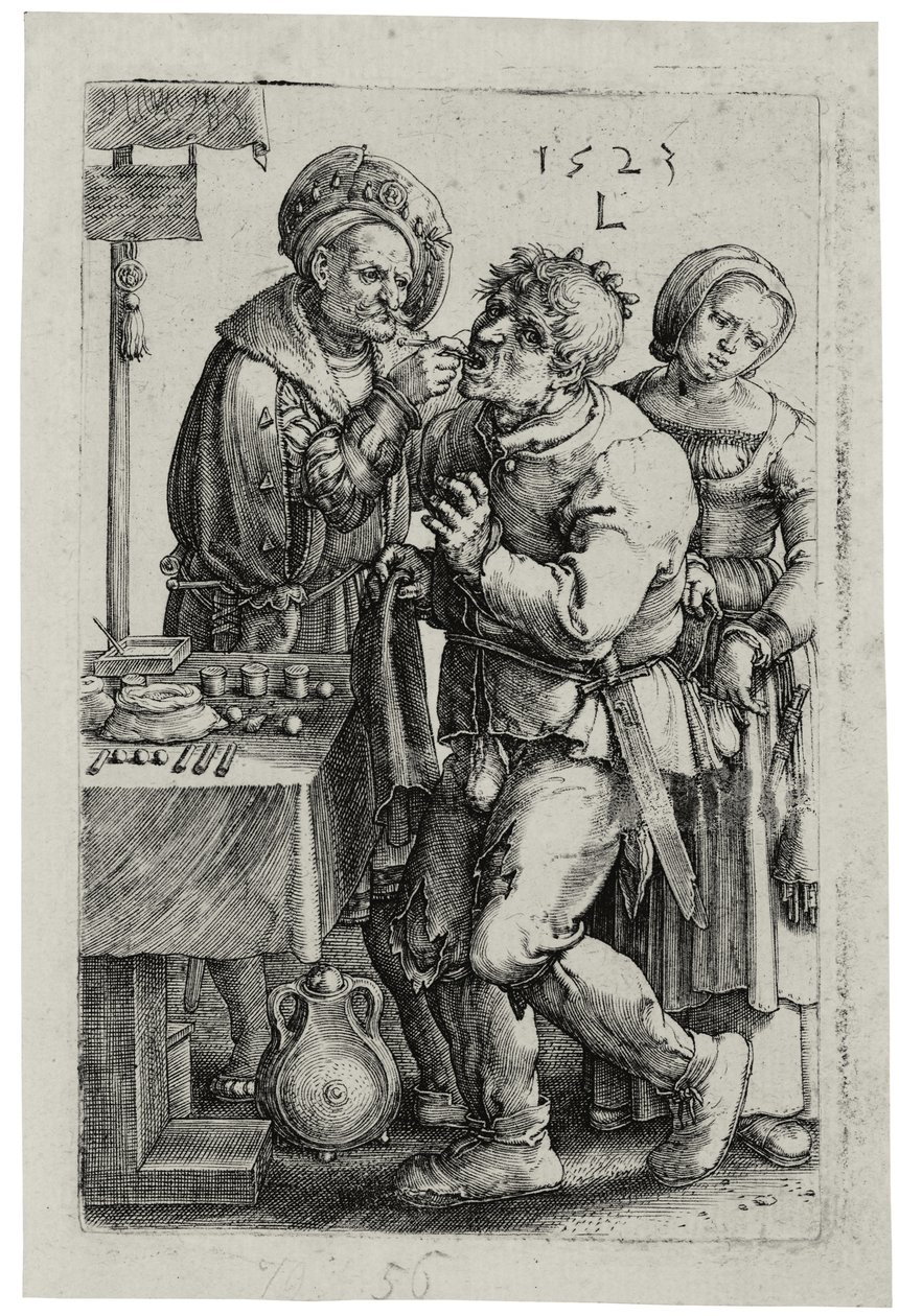 Diş Hekimi, 1523 by Lucas van Leyden